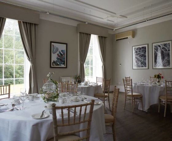 Scargill dinner setup