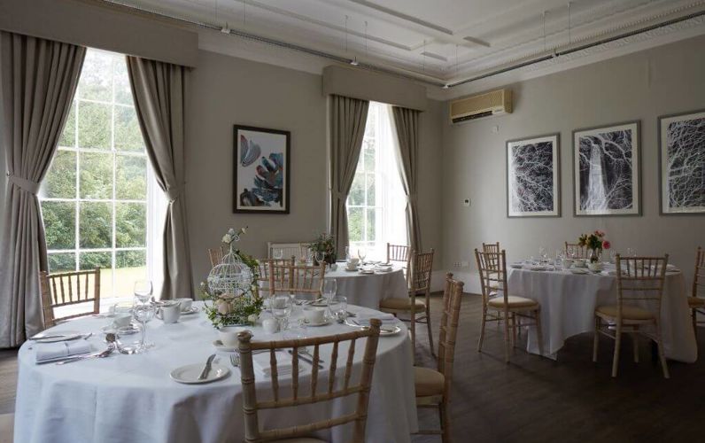 Scargill dinner setup