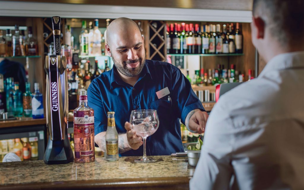 bartender friendly staff eastwood hall hotel