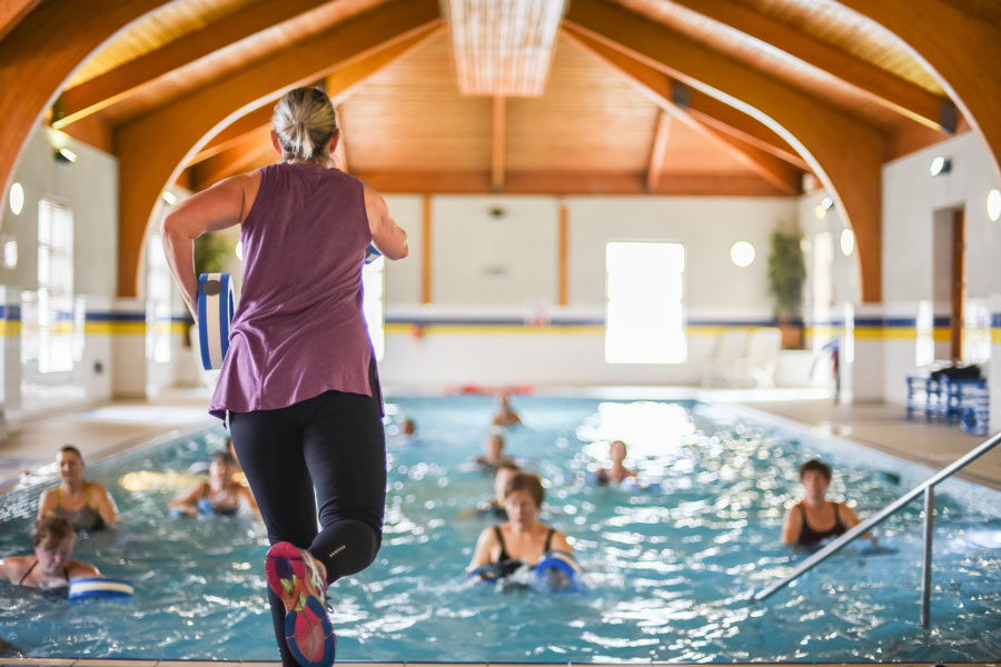 Swimming pool in dog friendly hotel