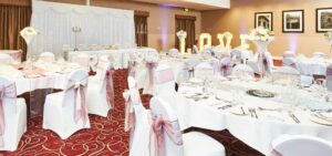 wedding breakfast at Eastwood Hall